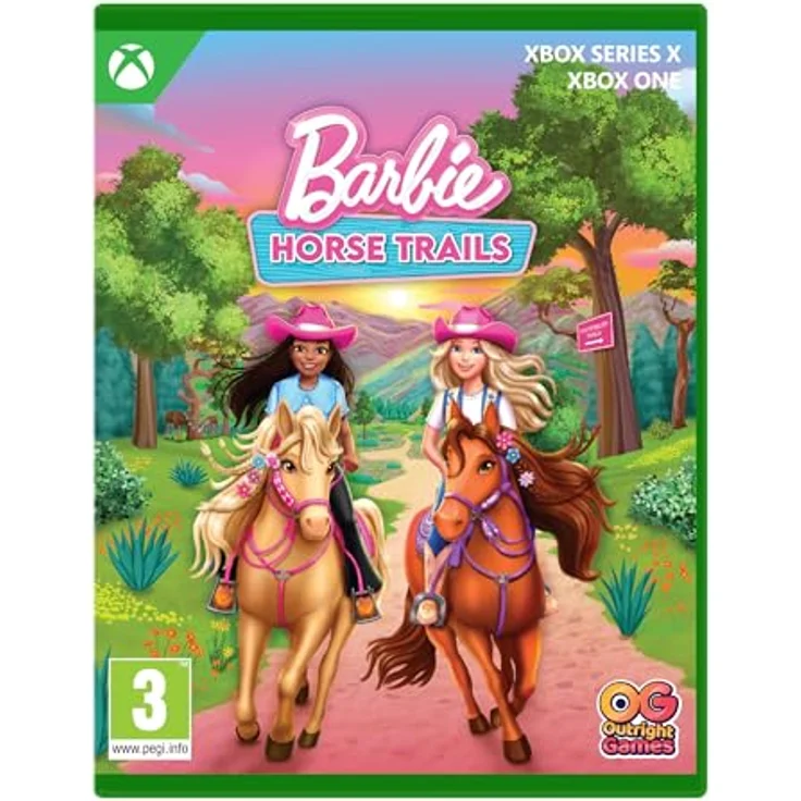 Outright Games Barbie: Reitwege - Xbox Series X, englische Version, offene Welt, Pferdepflege und Fotografie-Funktionen – Bild 1