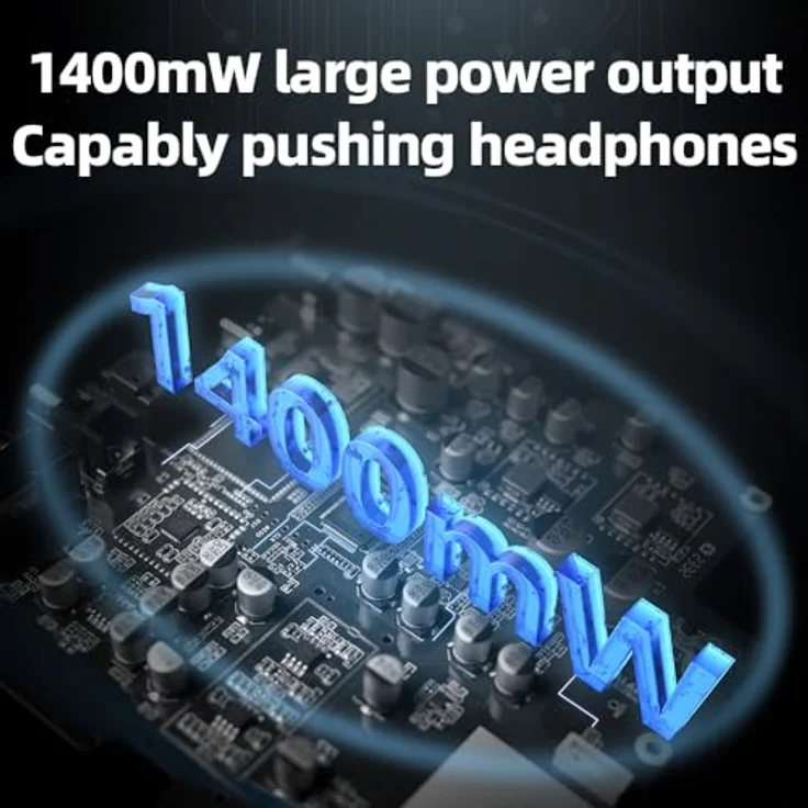 FiiO K11, USB-DAC und Kopfhörerverstärker mit 1400 mW, Gain-Schalter und VA-Display, Silber – Bild 5