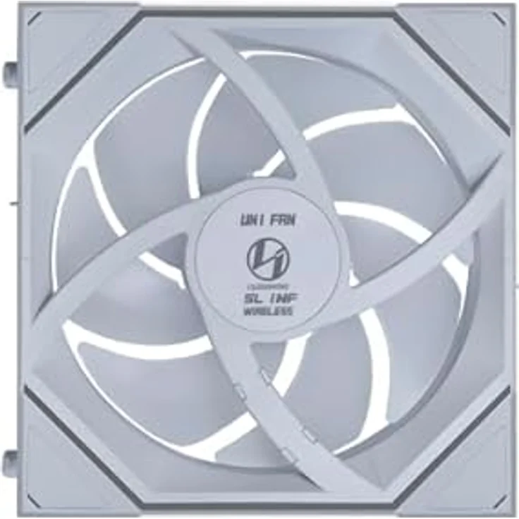 Lian Li UNI FAN SL-INF, Wireless 120mm Gehäuselüfter mit ARGB, PWM, Reverse Blade, weiß – Bild 6