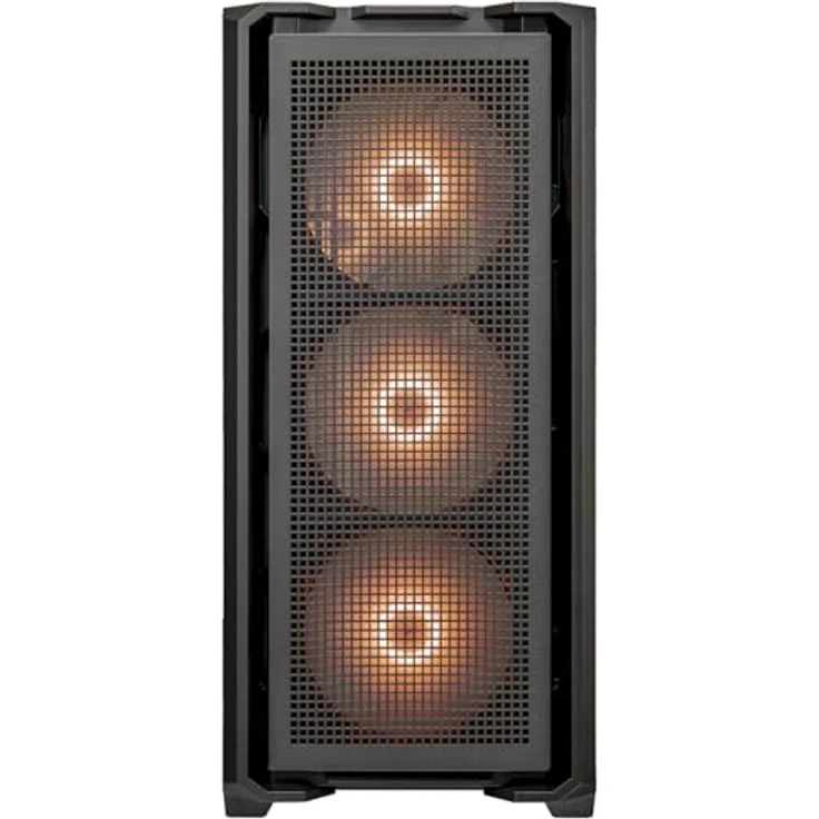 COUGAR MX600 RGB Mesh High Airflow Full Tower Gaming Gehäuse – Schwarz, mit integriertem universalen Lüfter-Hub – Bild 3