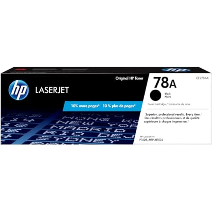 HP 78A (CE278A) Schwarz Original Toner für HP Laserjet Pro P1566, P1606dn, M1536dnf – Bild 2