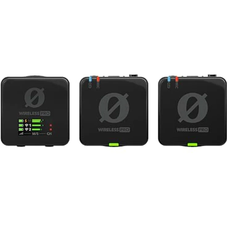 RØDE Wireless PRO Kompakt-Funkstrecken-Set mit Timecode, 32-Bit Float On-Board-Aufnahme, 2 Lavalier-Mikrofonen und Ladecase für Videoaufnahmen und Content Creation – Bild 2