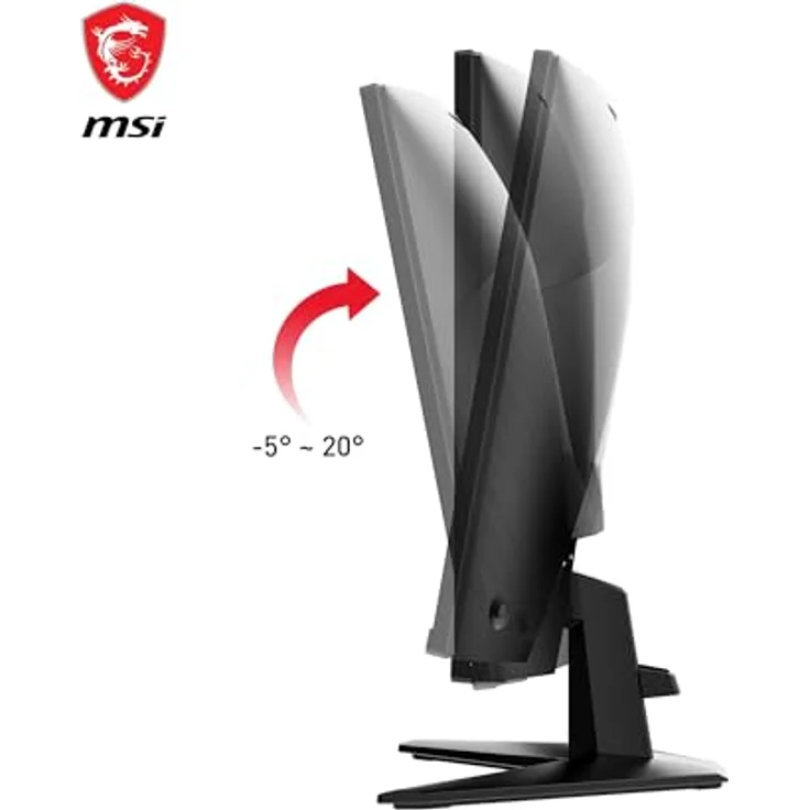 MSI MAG 27C6F 27 Zoll FHD Curved Gaming Monitor - 1500R 1920 x 1080 Rapid VA Panel, 180 Hz / 1ms (GtG), Adaptive-Sync - DP 1.2a, HDMI™ CEC – Bild 5