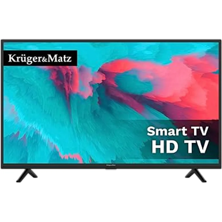 Krüger&Matz KM0232-S6, 81,82 cm (32 Zoll) LED LCD Fernseher, HD Smart DVB-T2/S2, H.265, USB Media, Modelljahr 2023, schwarz – Bild 2