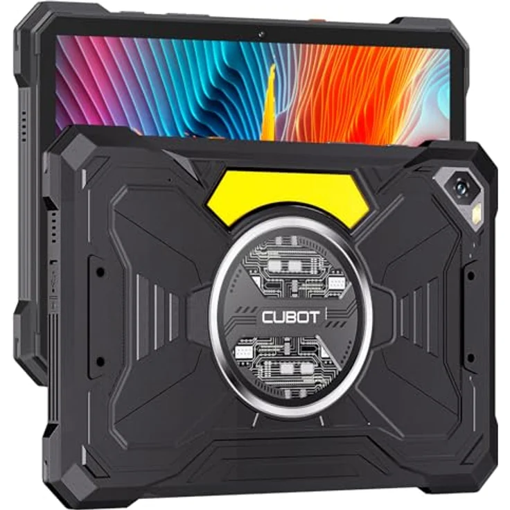 CUBOT Tab Kingkong S, 10,1 Zoll HD+ Tablet mit 16 GB RAM, 256 GB ROM, 48 MP Kamera, 15300 mAh Akku, 4G Dual-SIM, Android 15, Schwarz – Bild 1