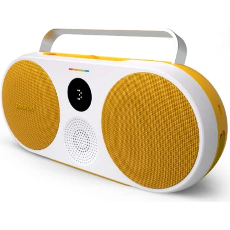 Polaroid P3 Music Player (Yellow) - Retro-Futuristic Boombox Wireless Bluetooth Speaker Rechargeable with Dual Stereo Pairing – Bild 3