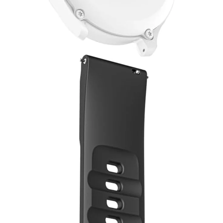 Hama 178657 Armband 20 mm für Smartwatches, Silikon, schwarz, für jede Marke – Bild 4
