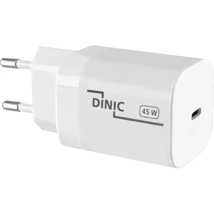 DINIC PW-45C-W-V2 USB C Ladegerät 45W Schnellladegerät mit Power Delivery 3.0 und PPS-Technologie, weiß