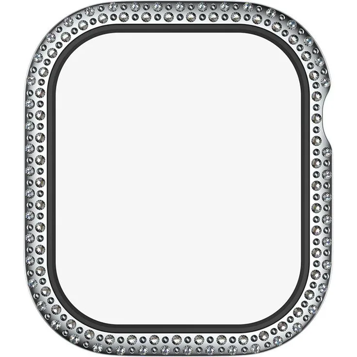 PanzerGlass Screen Protector Fullbody Disco Silver für Apple Watch 2025, 46mm, Schutz vor Kratzern und Stößen, Silber