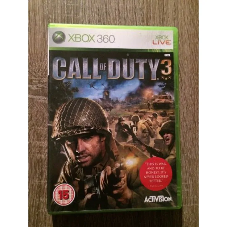 Activision Call of Duty 3, Xbox 360-Game mit actiongeladenem Multiplayer-Modus