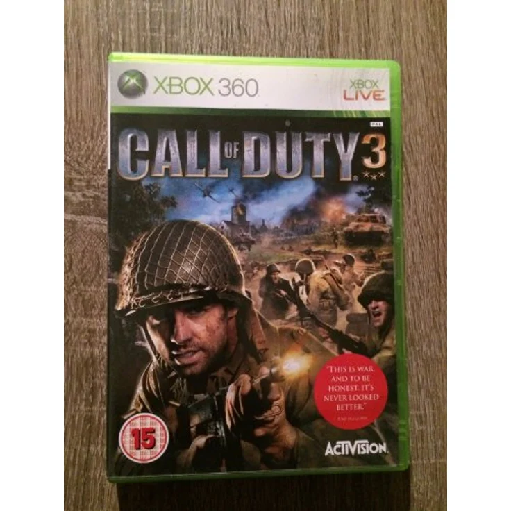 Activision Call of Duty 3, Xbox 360-Game mit actiongeladenem Multiplayer-Modus