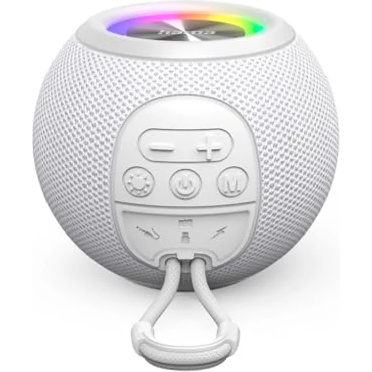 Hama Bluetooth® Speaker Ball Shape Lautsprecher, 5 Lichtmodi, 5 W, weiß – Bild 3