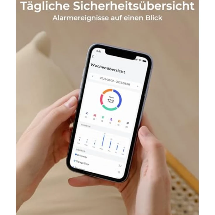 Reolink Home Hub für Überwachungskamera, 4K-Live-Ansicht & -Wiedergabe, Erweiterbarer Lokaler Speicher, Erweiterte Verschlüsselung, 2.4/5GHz Wi-Fi 6, Keine monatliche Gebühr, mit 64GB microSD-Karte – Bild 5