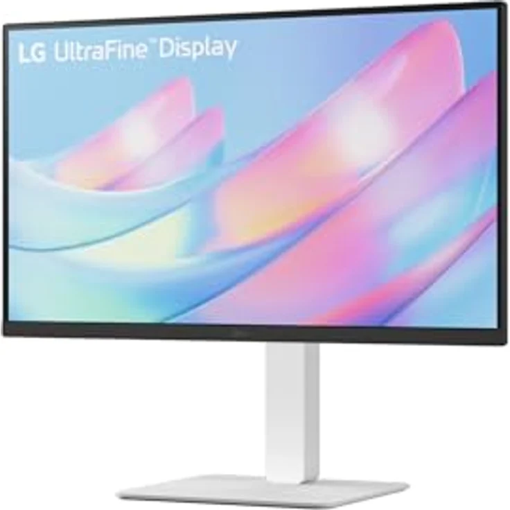 LG 27US550-W, 27 Zoll UHD 4K Monitor mit 5 ms Reaktionszeit, IPS-Display, 300 cd/m², HDR10 und verstellbarem Standfuß, weiß – Bild 6