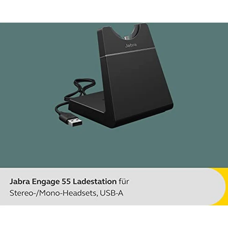 Jabra Engage 55 USB-A Basisstation – Schwarz – Bild 2