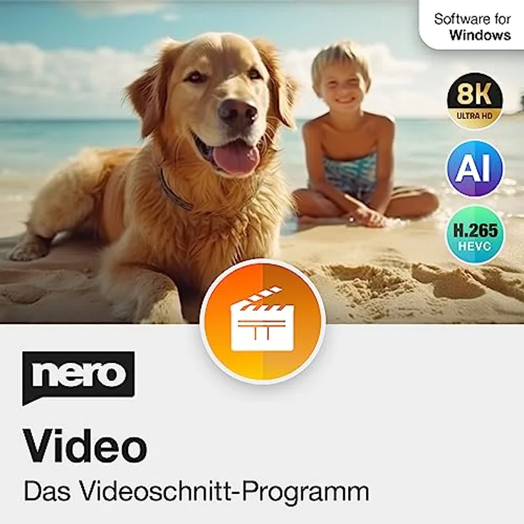 Nero Das Original | Nero Video 2023 | Videobearbeitungsprogramm | Videos schneiden | Videobearbeitung | Unlimitierte Lizenz | 1 PC | Windows 11 / 10 / 8 / 7