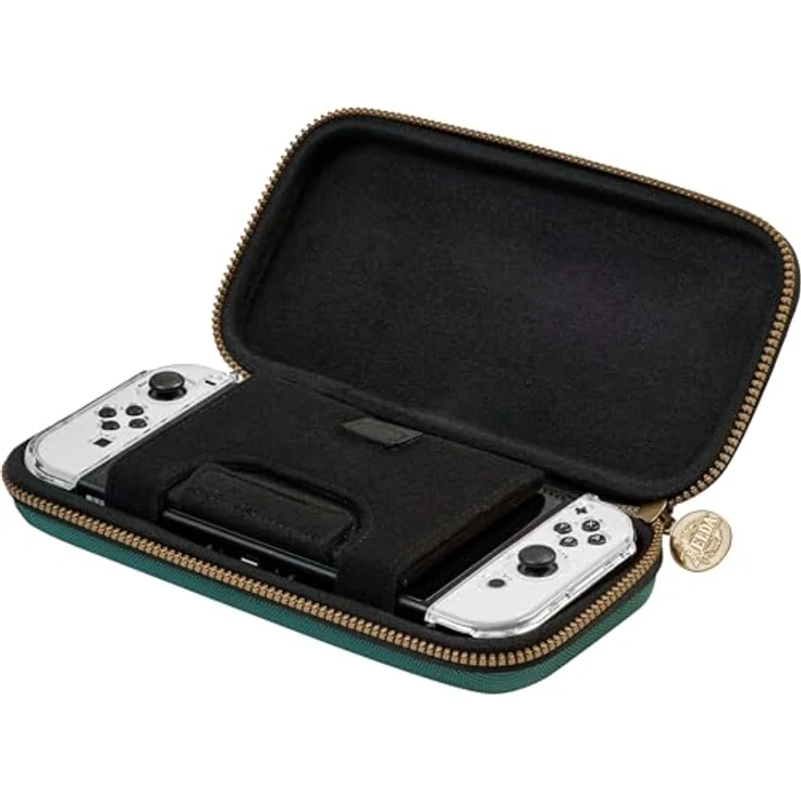 Nintendo Switch Game Traveler Zelda Tears of the Kingdom Deluxe Travel Case, grün – Bild 6