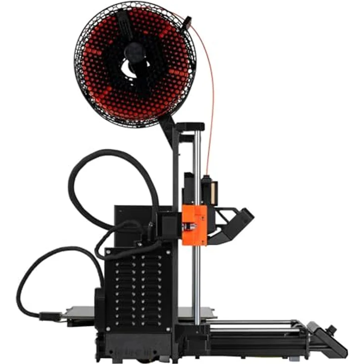 Original Prusa MK4S 3D Drucker, FDM 3D Drucker, Komplettmontiert und getestet, 25x21x22 cm, 1 kg Prusament PLA Galaxy Black enthalten – Bild 3