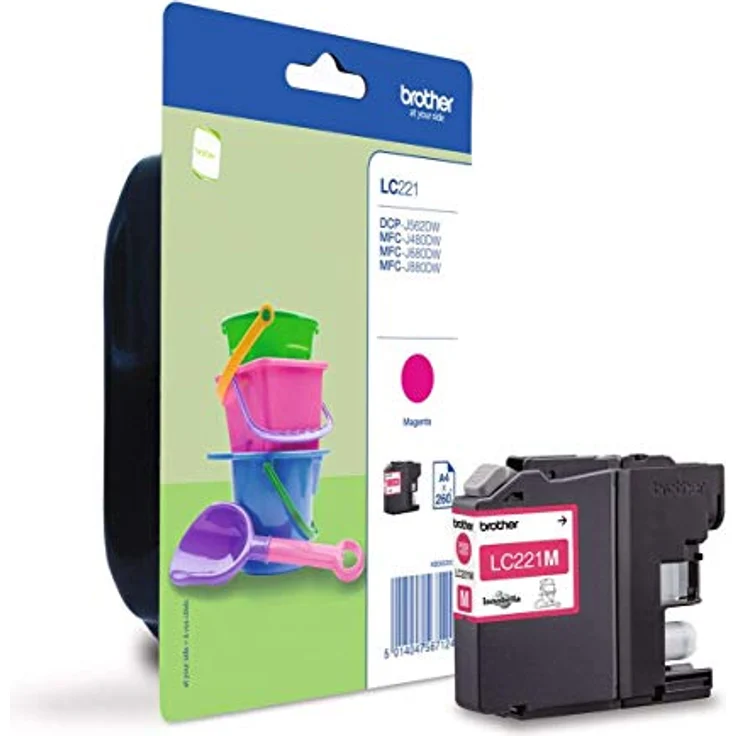 Brother LC-221M 260Seiten Magenta Tintenpatrone – Bild 2