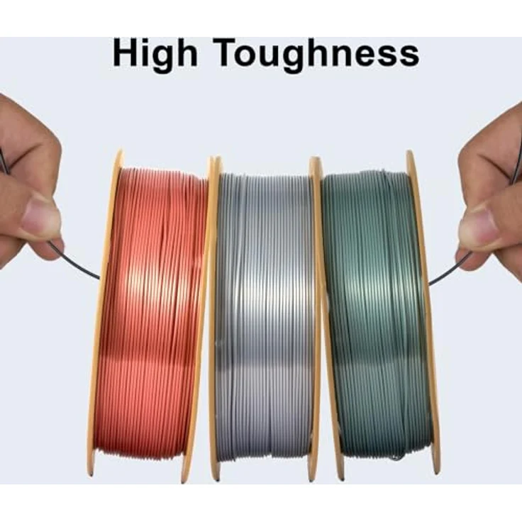 ERYONE Silk PLA Filament 1.75 mm, 3D-Drucker Filament mit 0,03 mm Düse, 1 kg/Spule, Silk Rosa – Bild 2