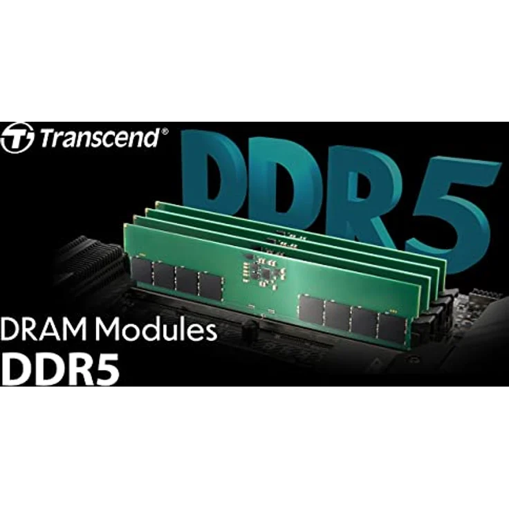 Transcend PC-Arbeitsspeicher Modul 32GB DDR5 4800MHz - JM4800ALE-32G, Long-DIMM DRAM-Module – Bild 2