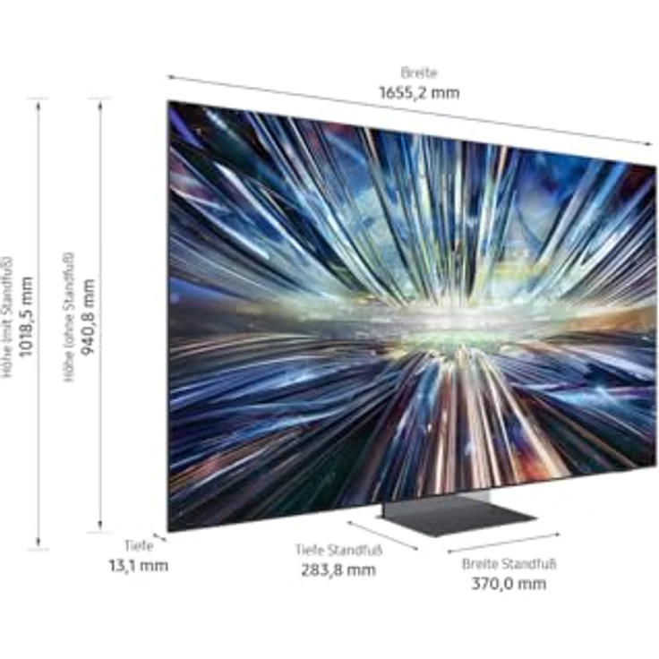 Samsung QLED 8K QN900D Fernseher 75 Zoll, Samsung TV mit Neo Quantum HDR 8K+, Neural Quantum 8K AI Gen3 Prozessor, 8K AI Upscaling, Smart TV, GQ75QN900DTXZG, Deutsches Modell [2024] – Bild 5