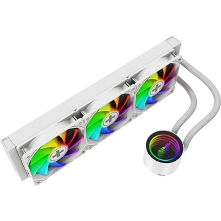 Xilence LiQuRizer LQ360W ARGB, All-in-One CPU Wasserkühler mit 120-mm-Lüftern, Kupferkühlkörper und Aluminiumradiator, Mehrfarbig – Bild 9