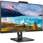 Philips 272S1MH - 27 Zoll FHD Monitor, Webcam, höhenverstellbar, FreeSync (1920x1080, 75 Hz, VGA, DVI, HDMI, DisplayPort, USB Hub) in schwarz