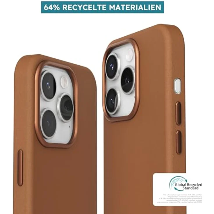 Vonmählen Like Leather Case Cover für Apple iPhone 16 Pro Max, Braun, Versandkostenfrei – Bild 5