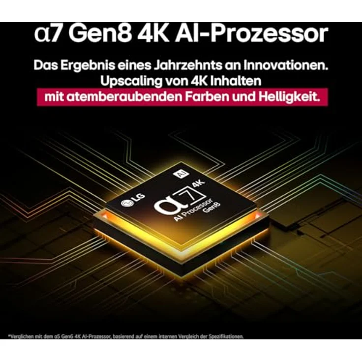 LG 75UA75006LA, 75 Zoll 4K UHD AI TV mit α7 Gen8 4K AI Prozessor, webOS 25, 60Hz, Edge-LED, Filmmaker Mode – Bild 5