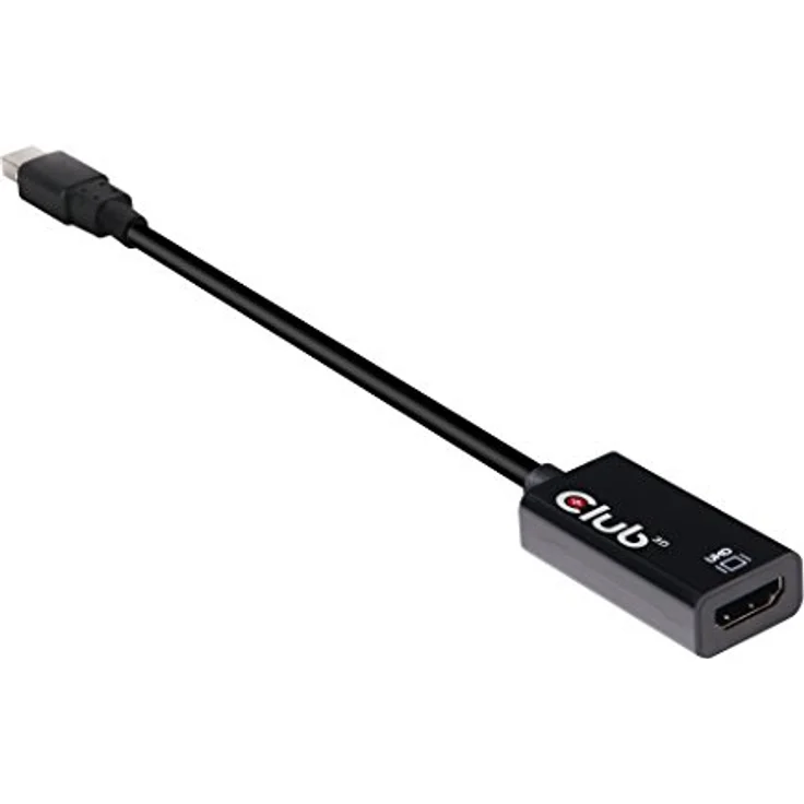 Club3D CAC-1180 DisplayPort Adapter [1x DisplayPort Stecker - 1x HDMI-Buchse] Schwarz – Bild 2