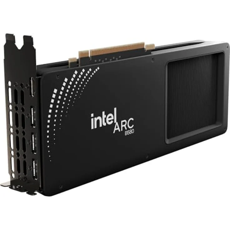Intel Arc B580 Limited Edition 12GB GDDR6, 2.670 MHz, 2.560 Shader, 192-bit, XeSS, 4K Support, 190W, Active Cooling – Bild 4