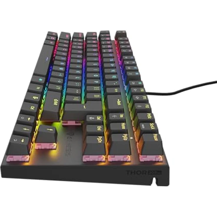 Genesis Gaming Tastatur Thor 303 TKL leise kabelgebunden schwarz (US) – Bild 5