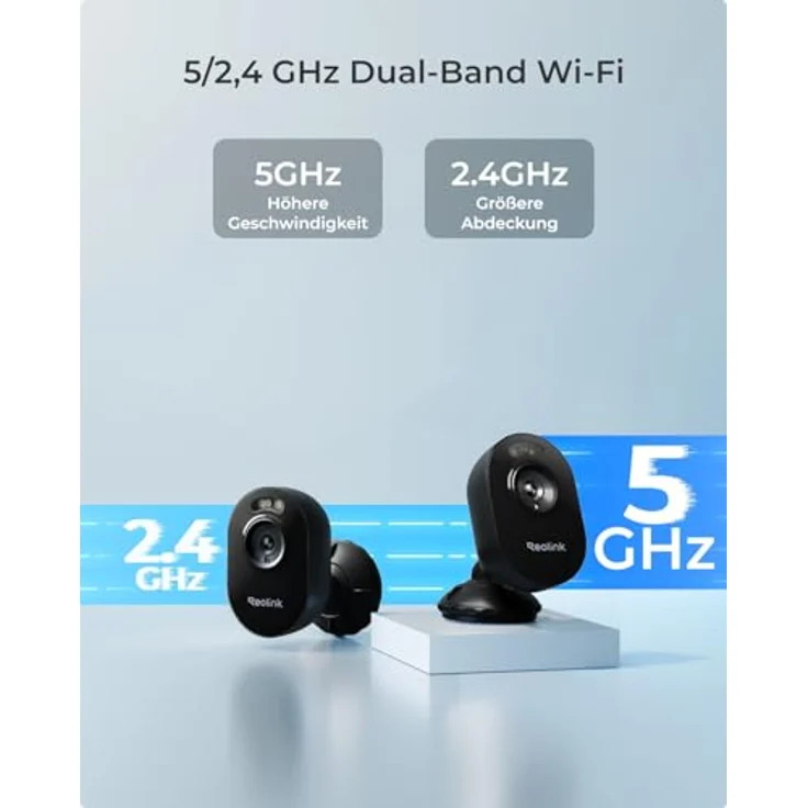 Reolink Lumus 2K Überwachungskamera mit Farb-Nachtsicht, dual-band Wi-Fi, Plug-in und smarter KI-Erkennung – Bild 5