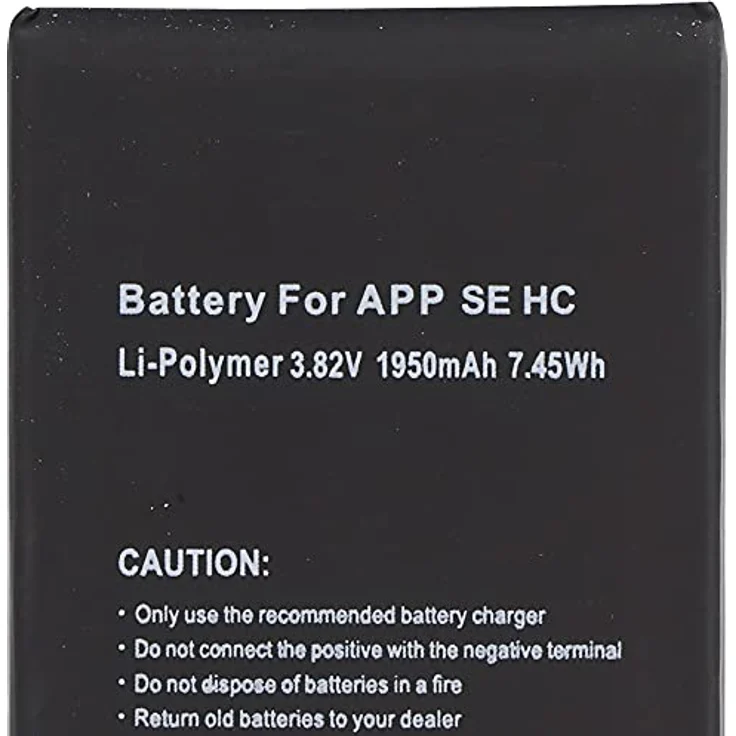 AccuCell 1950mAh Akku für Apple iPhone SE, Li-Polymer, 3,82V, 7,4Wh hohe Kapazität, ohne Werkzeug – Bild 2