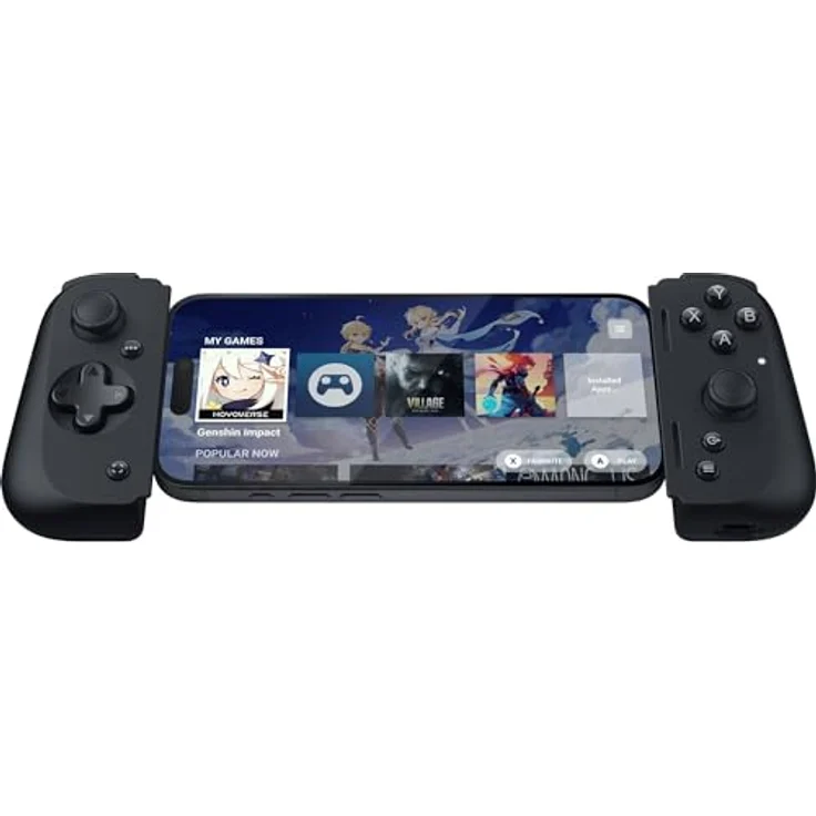 RAZER Razer Kishi V2 USB C - Gaming Controller for iPhone and Android, Mobile Gaming in Konsolen-Qualität, Ausziehbares Mittelteil für USB-C-Geräte, Kompatibel zu Samsung Galaxy S23-Reihe und iPhone 15, Latenzfreie Konnektivität, Passthrough-Aufladen, Virtueller-Controller-Modus – Bild 10
