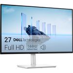 Dell 27 Plus Monitor S2725HSM, Full HD (1920x1080), 144Hz, IPS, 1ms MPRT, Höhenverstellbar, 99% sRGB, integrierte Lautsprecher, Weiß