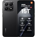 XIAOMI 15T, Smartphone 12+256GB, 6,83" 120Hz Display, MediaTek Dimensity 8400-Ultra, 50MP Leica Kamera, 5500mAh, Schwarz, 2 Jahre Garantie