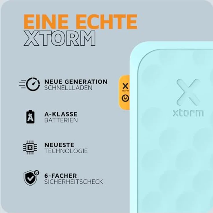 Xtorm Fuel Series Powerbank (10000 mAh, 20 W, 37 Wh), Blau - Nachhaltige mobile Energie – Bild 8