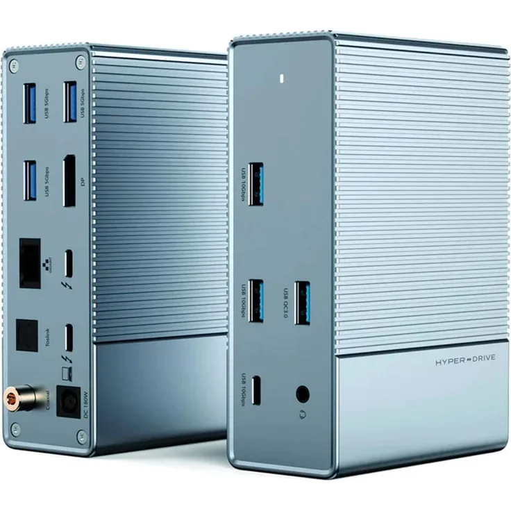 Targus HyperDrive GEN2, Dockingstation mit Thunderbolt 3, 1GbE und 180 Watt, Europa