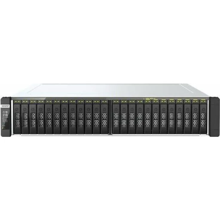 QNAP TDS-h2489FU R2, 24-Bay All-Flash U.2 NVMe PCIe NAS mit RAID-Unterstützung, Schwarz
