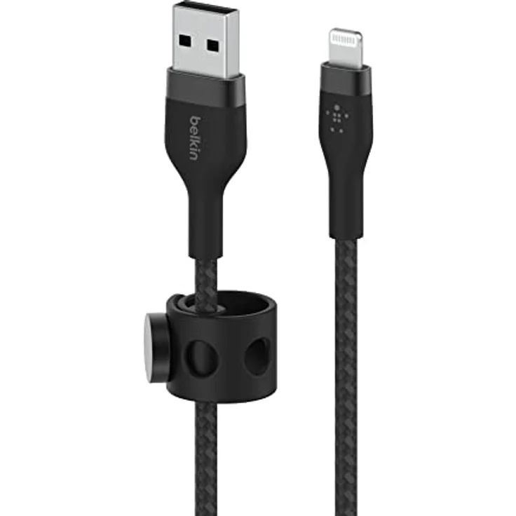 Belkin Flex Lightning-USB-A 3m mfi zert., schwarz CAA010bt3MBK – Bild 2