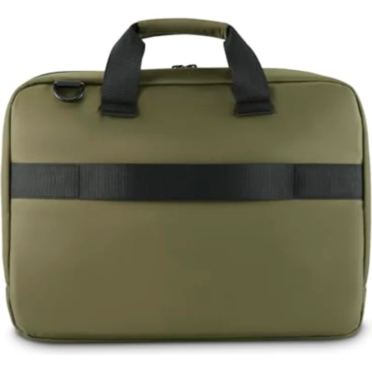 Hama Laptoptasche für Laptops 13,3“ - 14,1“ (leichte Businesstasche als Umhängetasche oder Tragetasche, Notebooktasche mit Organizer-Vorderfach und -Innenfach, wasserabweisend, gepolstert) Oliv – Bild 5