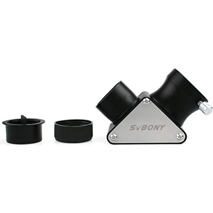 SVBONY 3,8 cm (1,25 Zoll) 90° vollbeschichtetes Prisma Astronomisches Teleskop 31,7 mm Zenith Diagonal-Spiegel für Refraktor und Cassegrain-Teleskope, Fully-Metal, 1.25 inch – Bild 8
