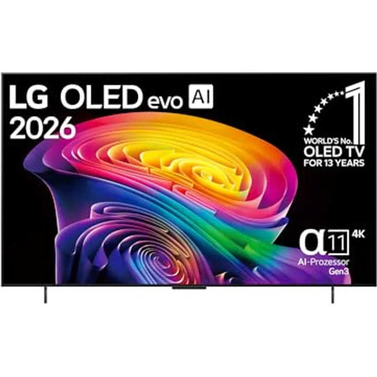 LG OLED42C6ELB, 42 Zoll 4K OLED evo AI TV mit α11 Gen3 Prozessor, webOS 26, 120Hz (VRR bis zu 165Hz) – Bild 1