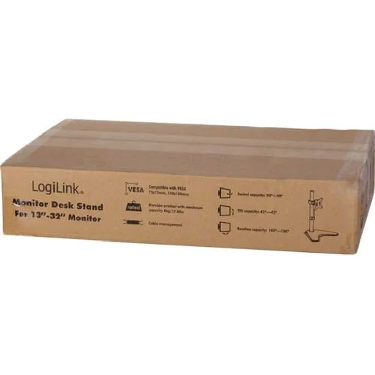 LogiLink BP0044 Monitor-Schreibtischständer 33-81,3 cm (13-32 Zoll) schwarz – Bild 4