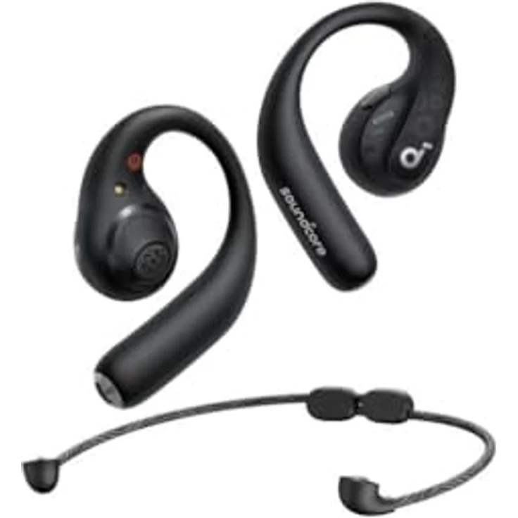 Anker SoundCore AeroFit Pro Black (Kabellos) On-Ear Kopfhörer, Schwarz – Bild 1
