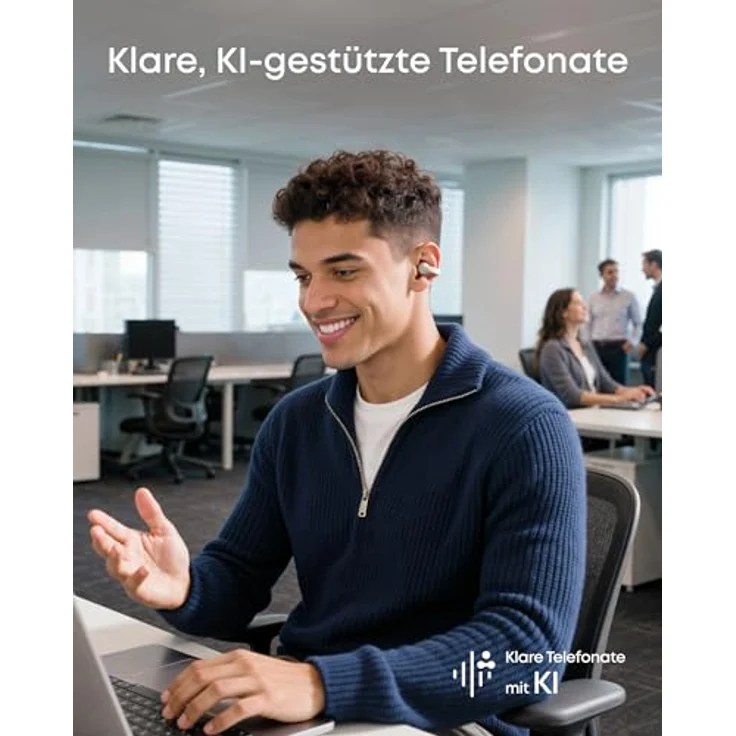 soundcore C50i, In-Ear Kopfhörer mit klarer Klangqualität, weiß – Bild 6