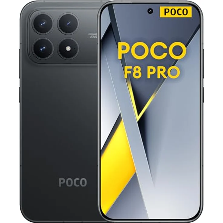 Xiaomi Poco F8 Pro 5G Dual Sim 12GB RAM 512GB - Black (512 GB, Black, Dual SIM, 5G), Smartphone, Schwarz – Bild 1