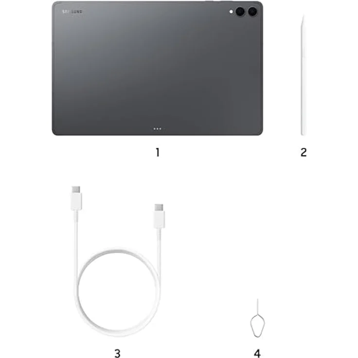 Samsung Galaxy Tab S11 Ultra (nur WLAN, 14.60", 256 GB, Gray), Tablet, Grau – Bild 5